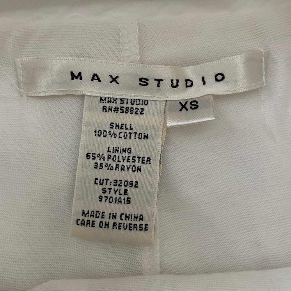 Max Studio White A line Skirt with embroidery Size XS - Picture 2 of 10